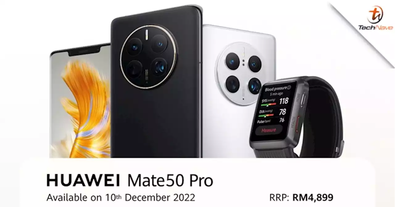 Huawei Mate 50 Pro Kunlun Glass Edition Malaysia release - coming in black & silver, priced at RM4899 | TechNave