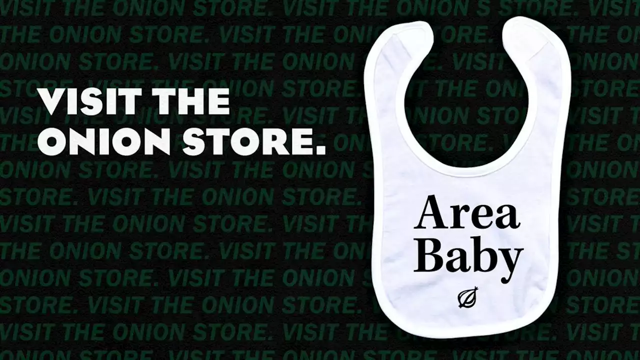 The Onion: Area Baby Bib