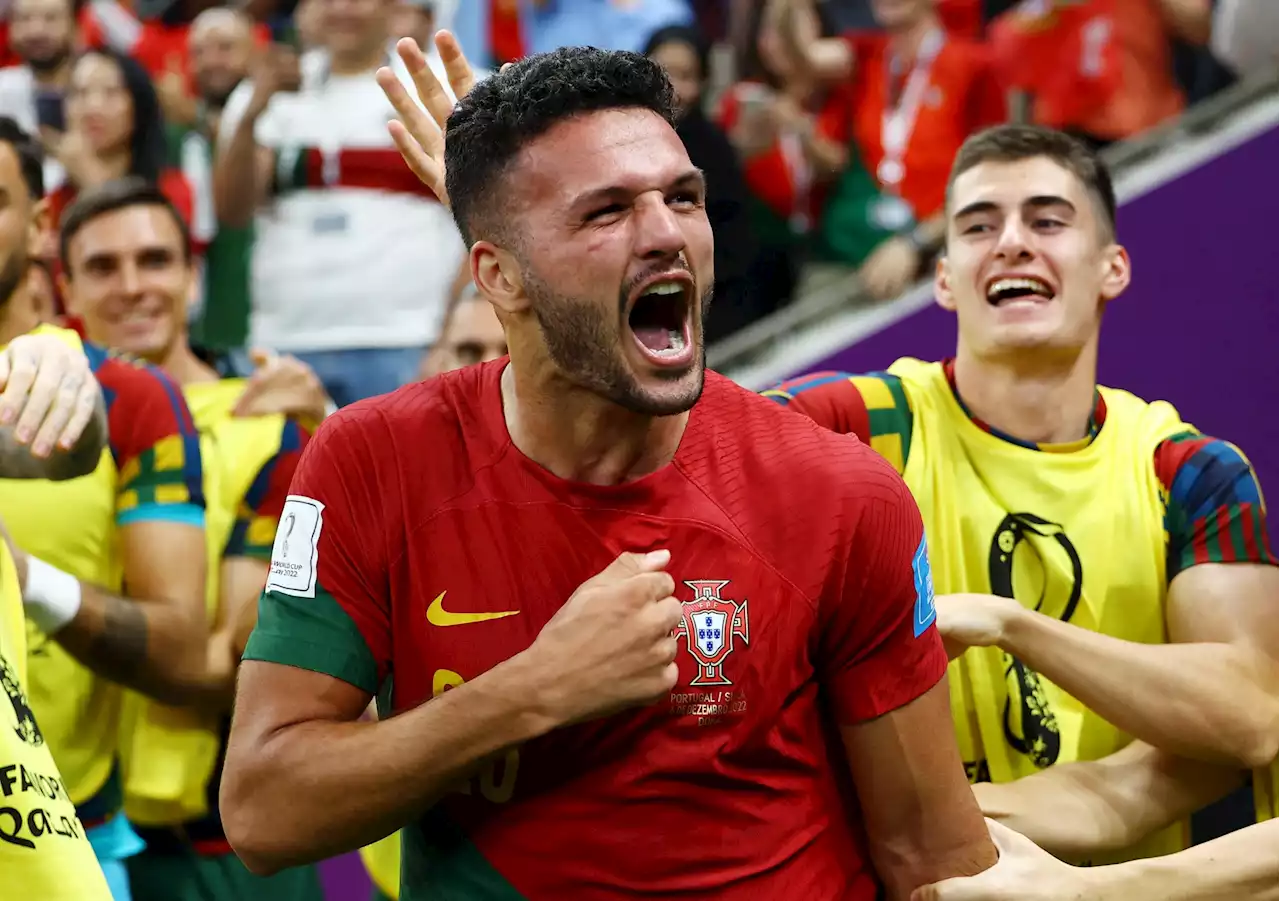 Goncalo Ramos' hat trick powers Portugal past Switzerland