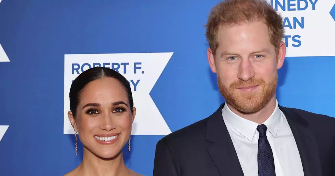 Meghan Markle and Prince Harry sweetly hold hands in rare red carpet appearance