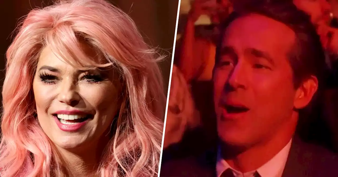 Ryan Reynolds has priceless reaction when Shania Twain swaps his name into her song