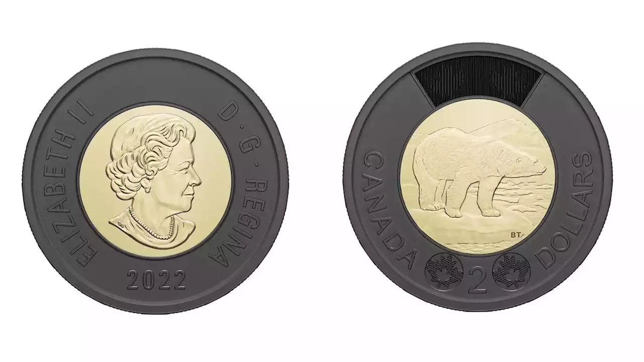 Mint unveils new toonie with black outer ring in memory of the Queen
