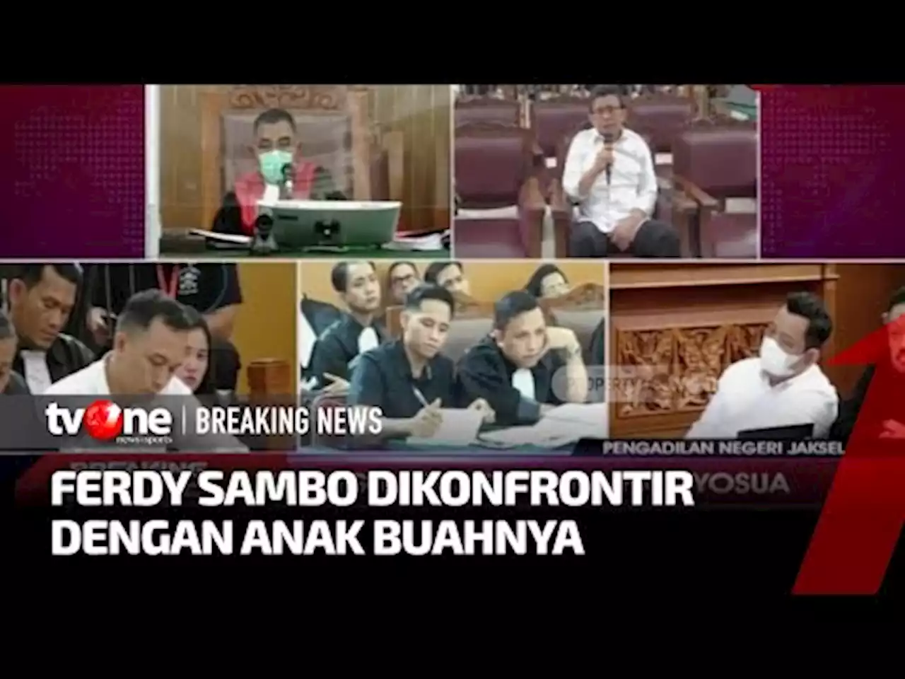 Ferdy Sambo Bersaksi di Persidangan Bharada E, RR, dan KM - tvOne