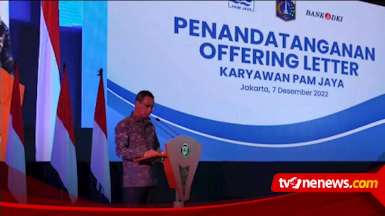 PAM Jaya Rekrut 1.097 Karyawan, Heru Budi Pastikan Tidak Ada Pemecatan Sepihak Menghadapi Resesi Ekonomi