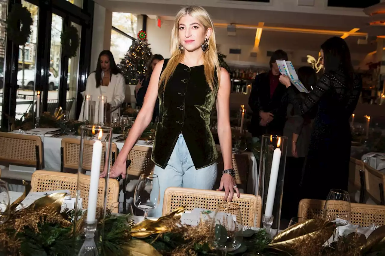 Manolo Blahnik Toasts the Holiday Season at Holiday Bar