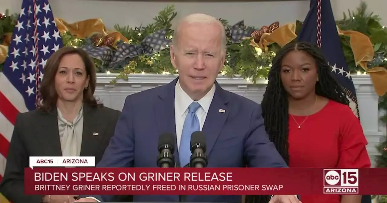 VIDEO: Biden speaks on prisoner-exchange release of Brittney Griner