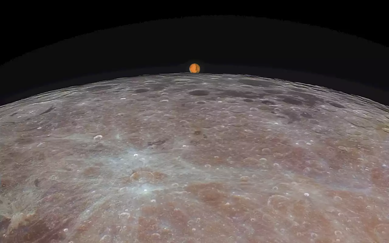 Captan desde el espacio ocultación de Marte tras la Luna | Video