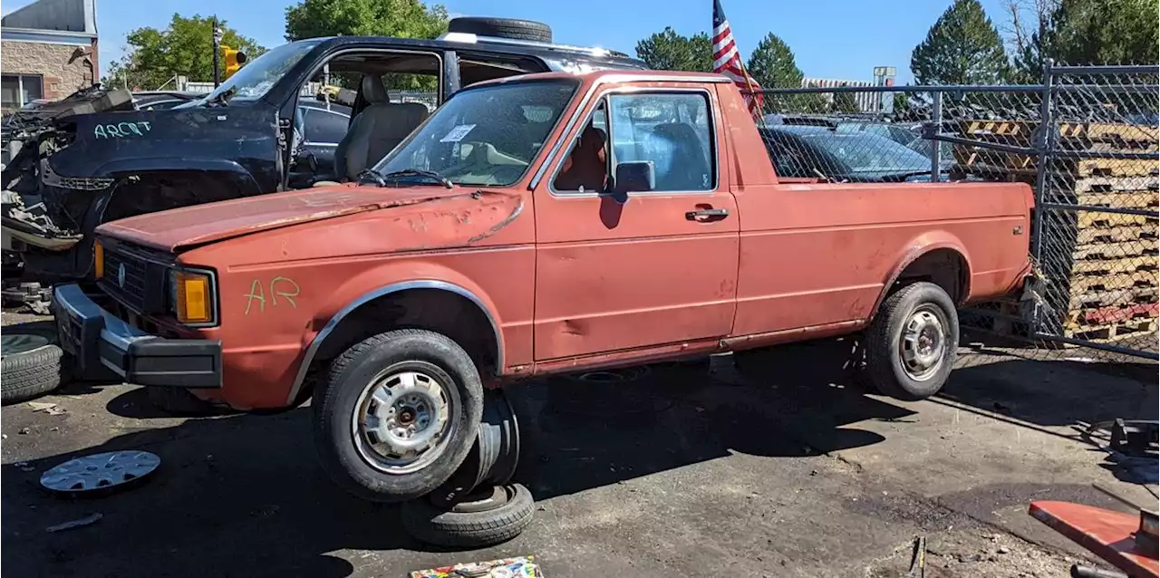 1982 Volkswagen Rabbit Pickup Is Junkyard Treasure