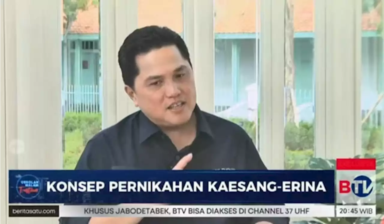 Erick Thohir Mengaku Banyak Belajar dari Presiden Jokowi