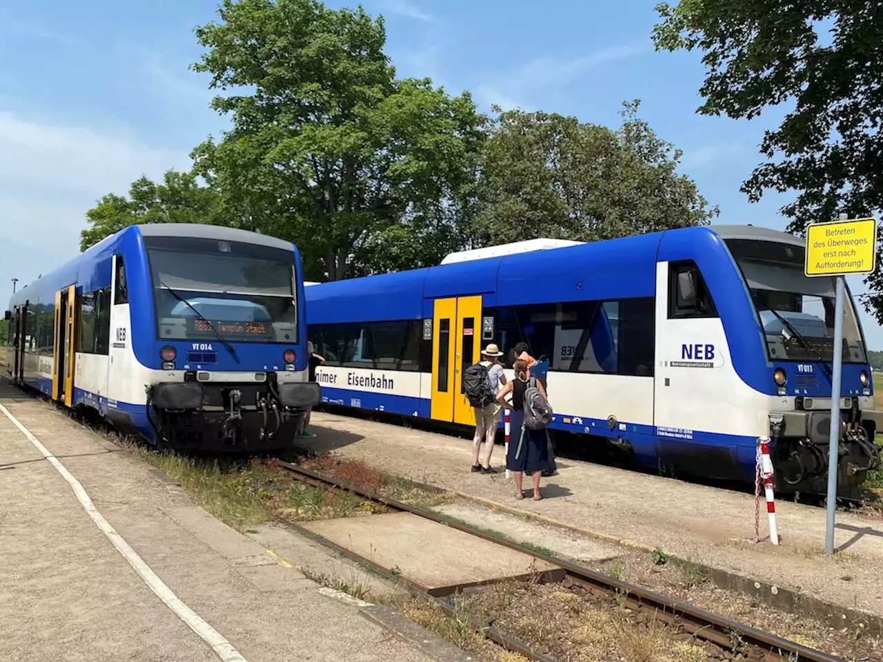 Die letzte Fahrt steht bevor: So wird gegen das Ende der RB63 protestiert