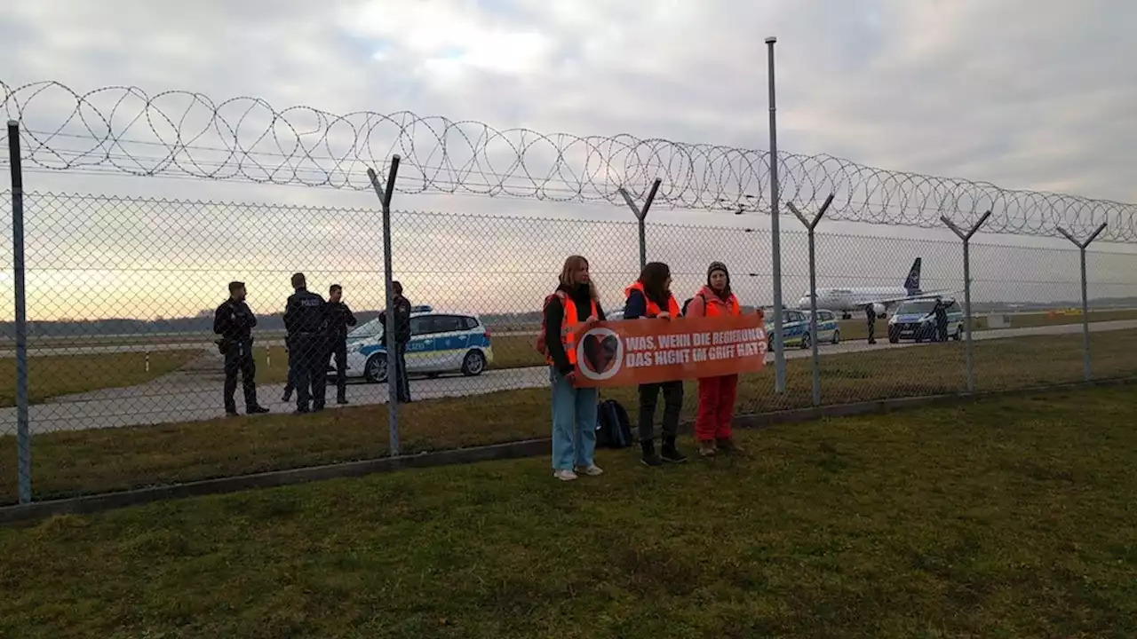 Klimaprotest: „Letzte Generation“ blockiert BER