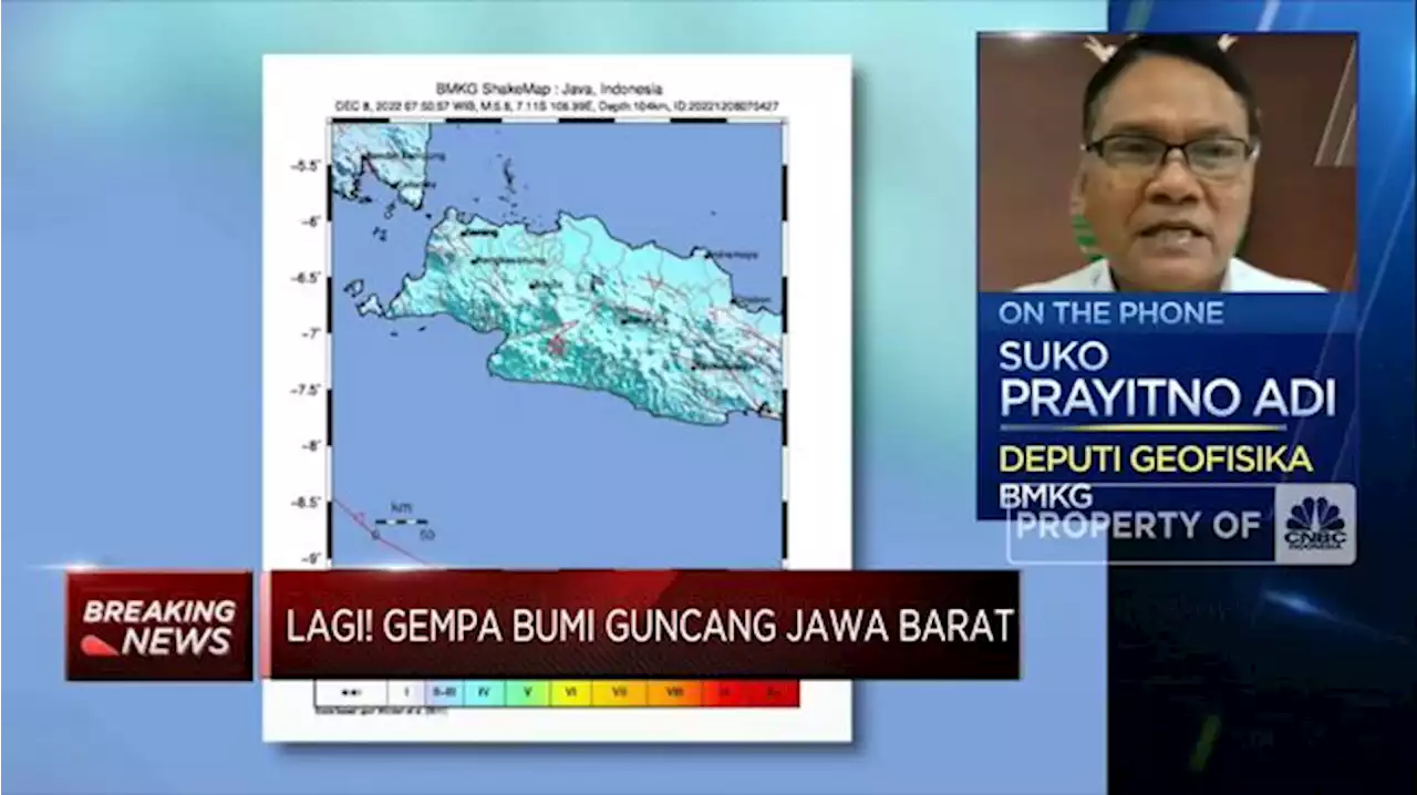 BMKG Sebut Gempa Sukabumi Jenis Intraslab, Apa Dampaknya?