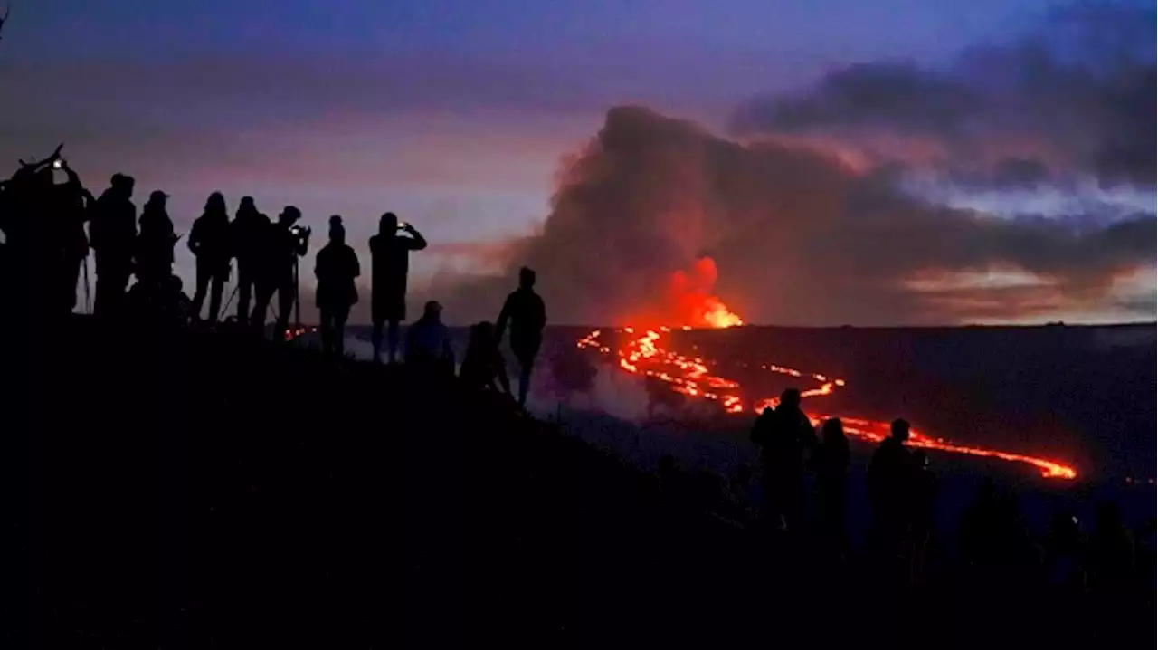 Hawaii road in limbo as Mauna Loa lava continues to crawl