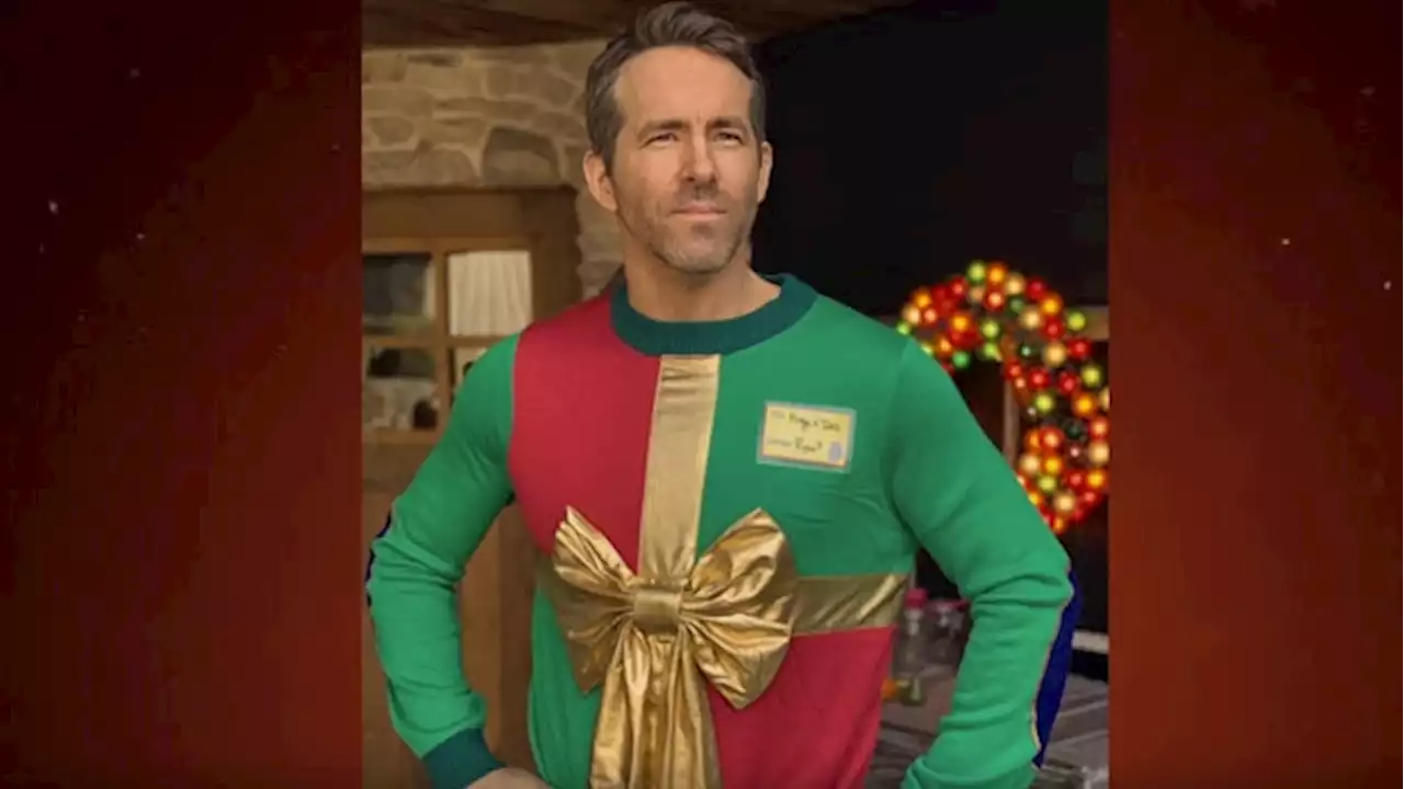 Ryan Reynolds’ ugly Christmas sweater does the talking in SickKids campaign