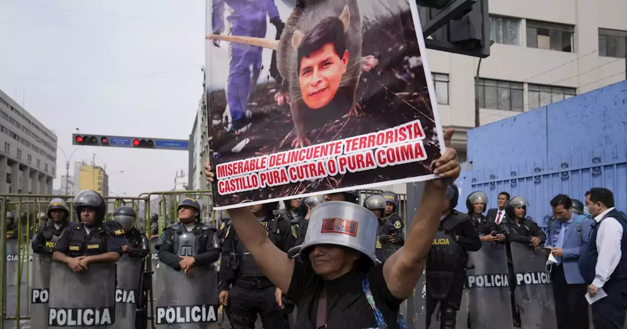 Peruvian President Pedro Castillo arrested after coup attempt; vice president sworn in