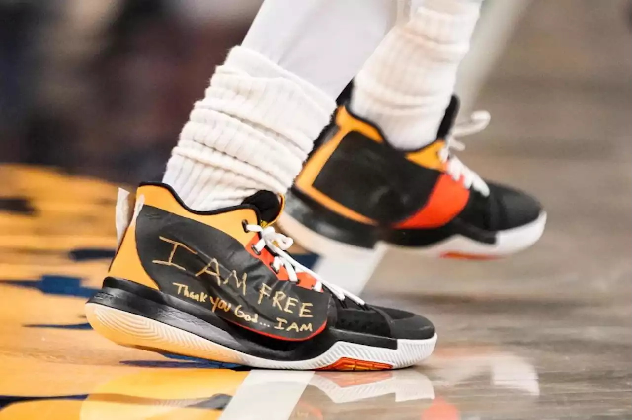 Irving touts freedom on game sneakers after split with Nike