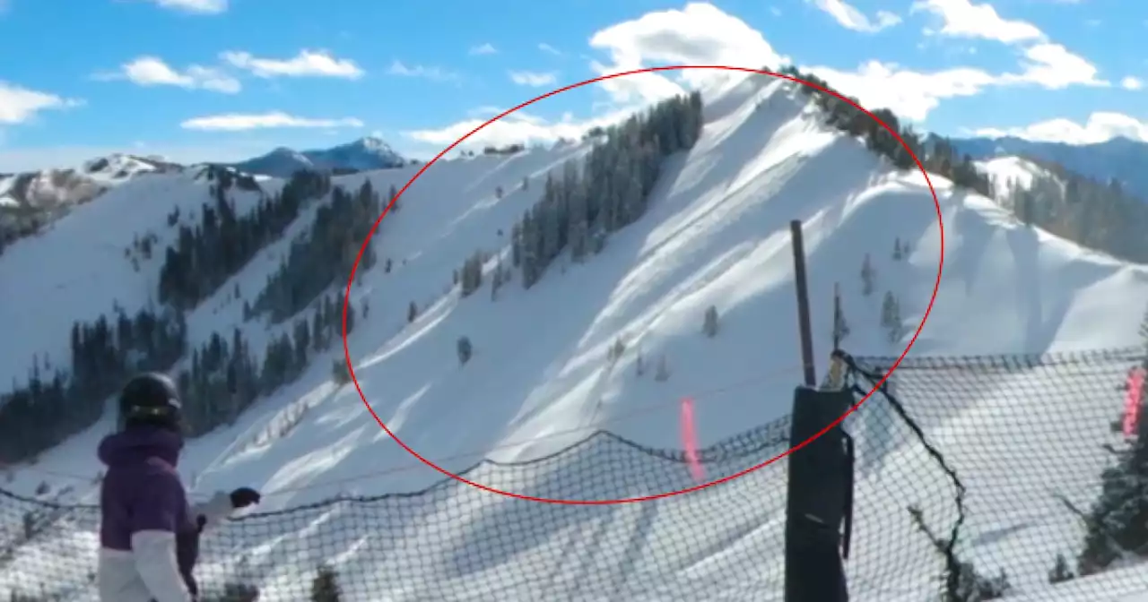 Skier captures video of massive avalanche on Park City Ridgeline