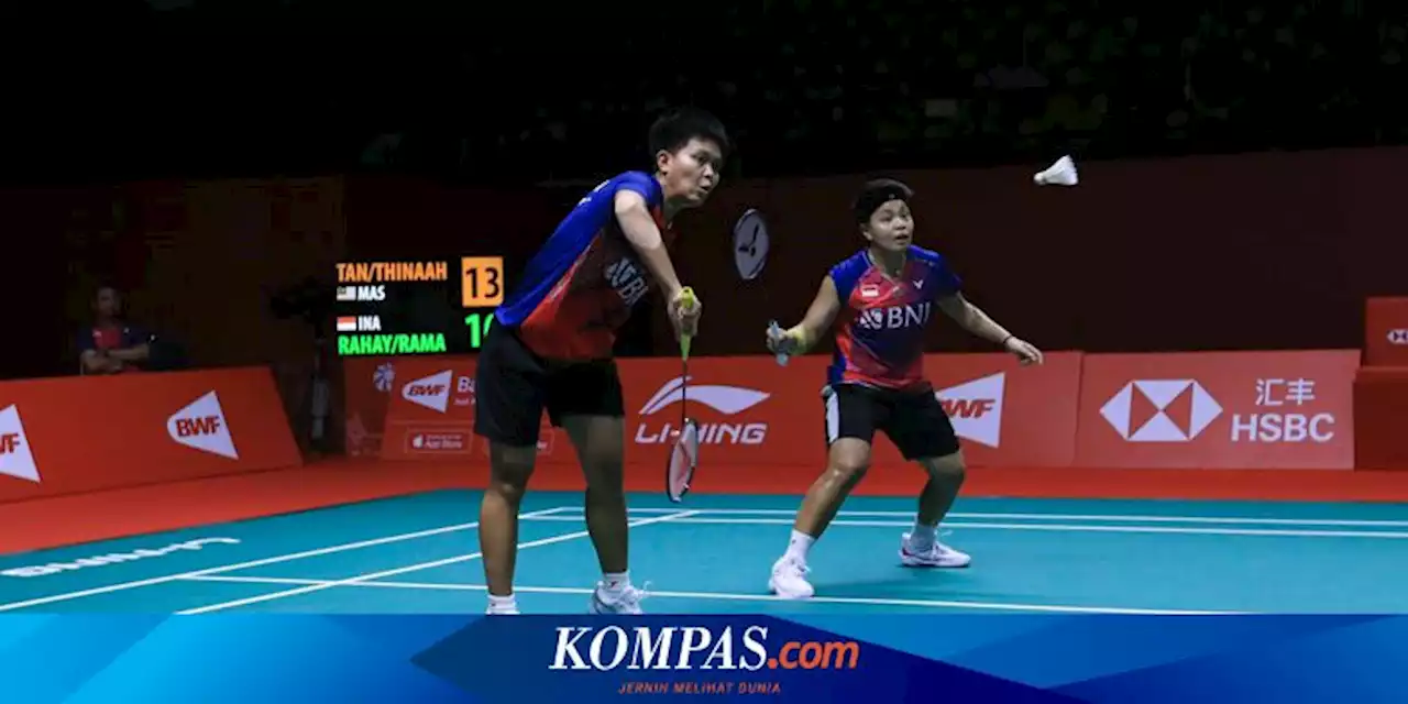 Hasil BWF World Tour Finals 2022: Apriyani/Fadia Kalah dari Unggulan Kedua