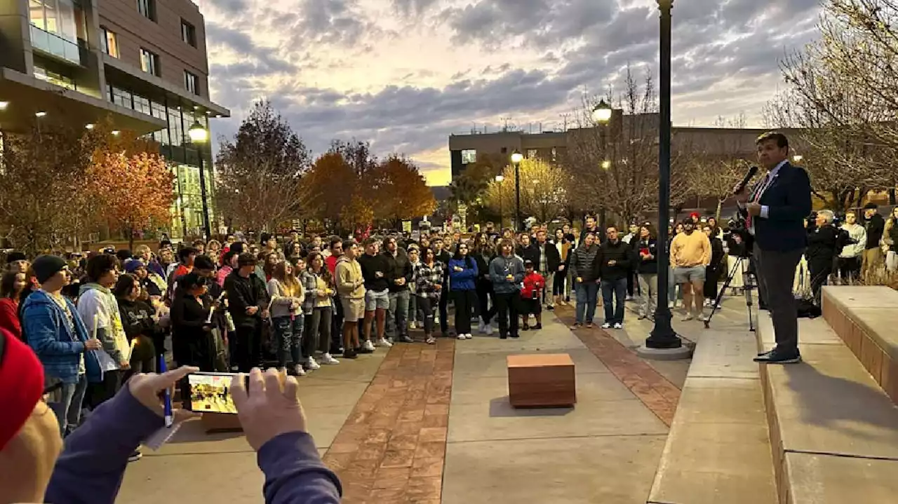 Vigil held for Utah Tech University student killed in balcony fall