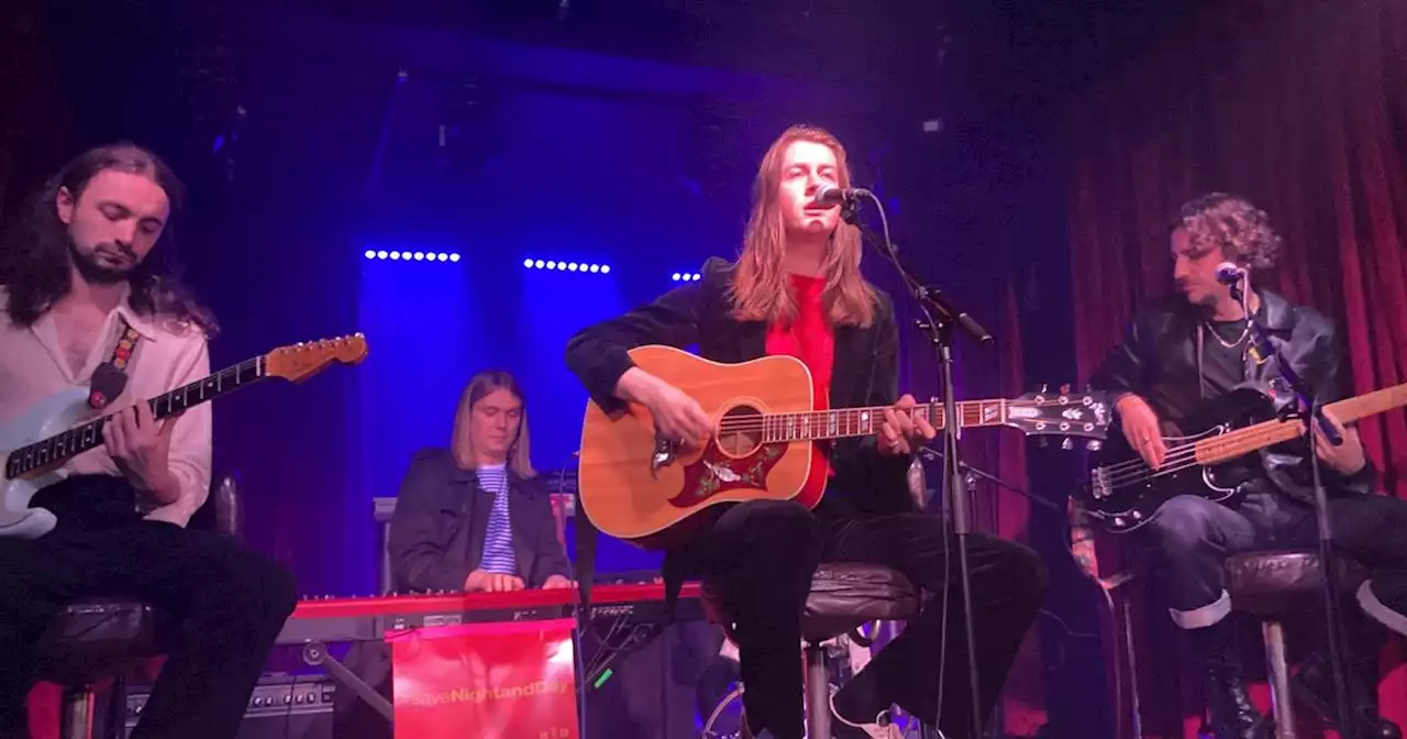 Blossoms make shock appearance on stage at Night and Day Cafe