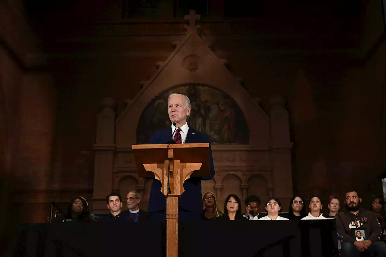 Biden Calls for Ban on Assault Weapons at National Vigil for All Victims of Gun Violence