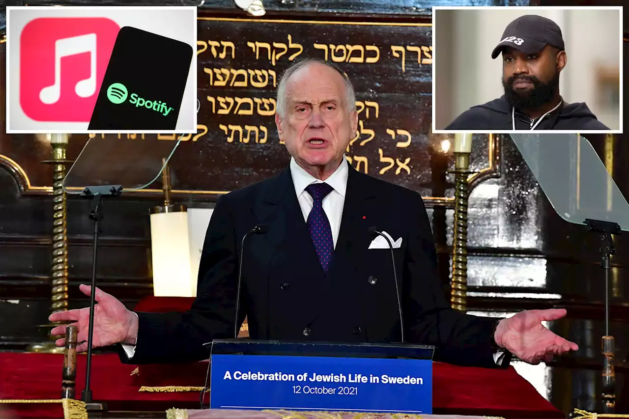 World Jewish Congress President Ronald Lauder calls for Apple, Spotify to remove Kanye’s music