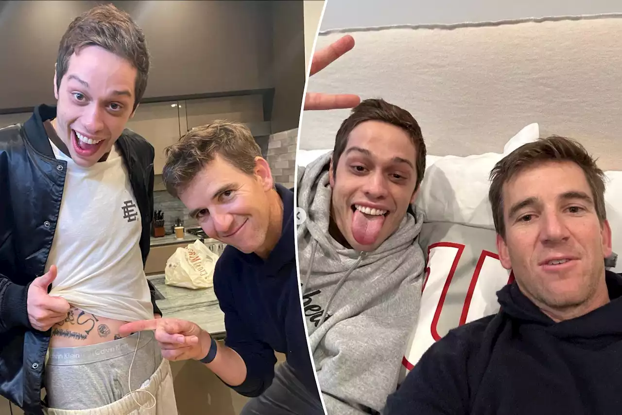 Pete Davidson, Eli Manning launch joint Instagram account