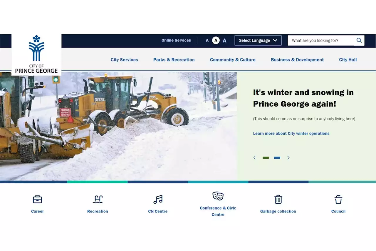 City of Prince George launches website redesign