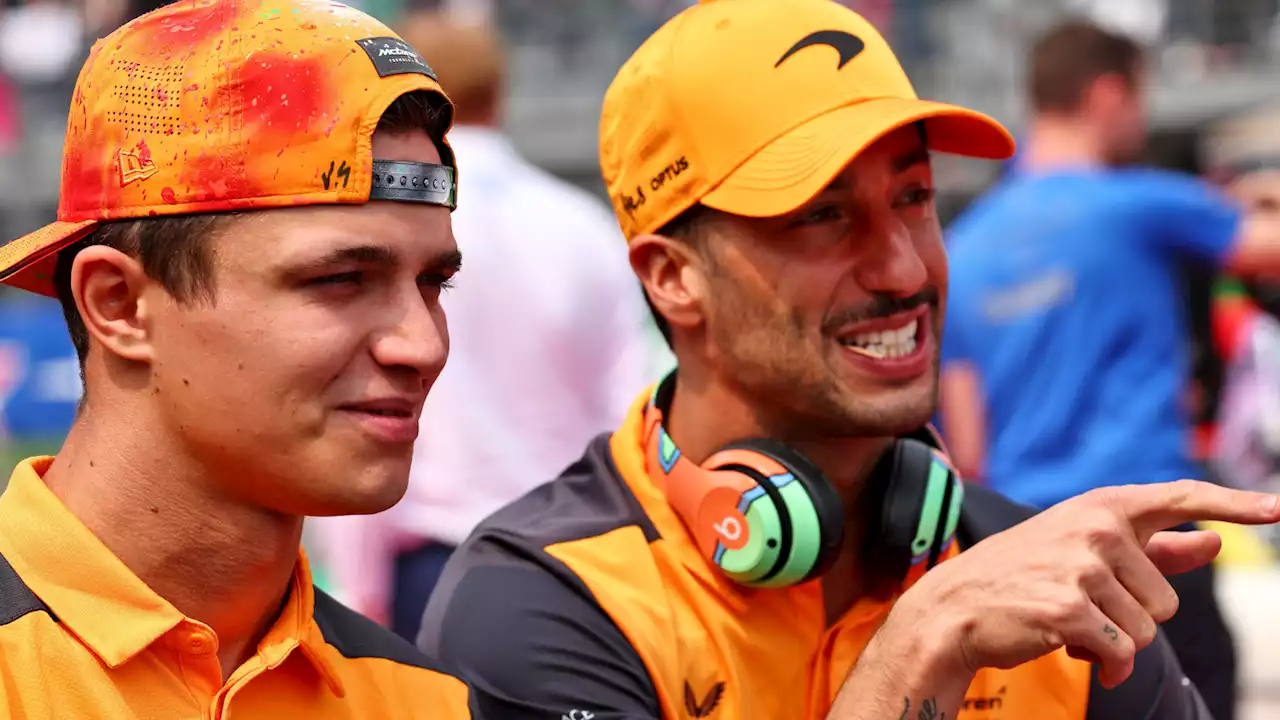 Lando Norris denies McLaren's development favoured him over Daniel Ricciardo