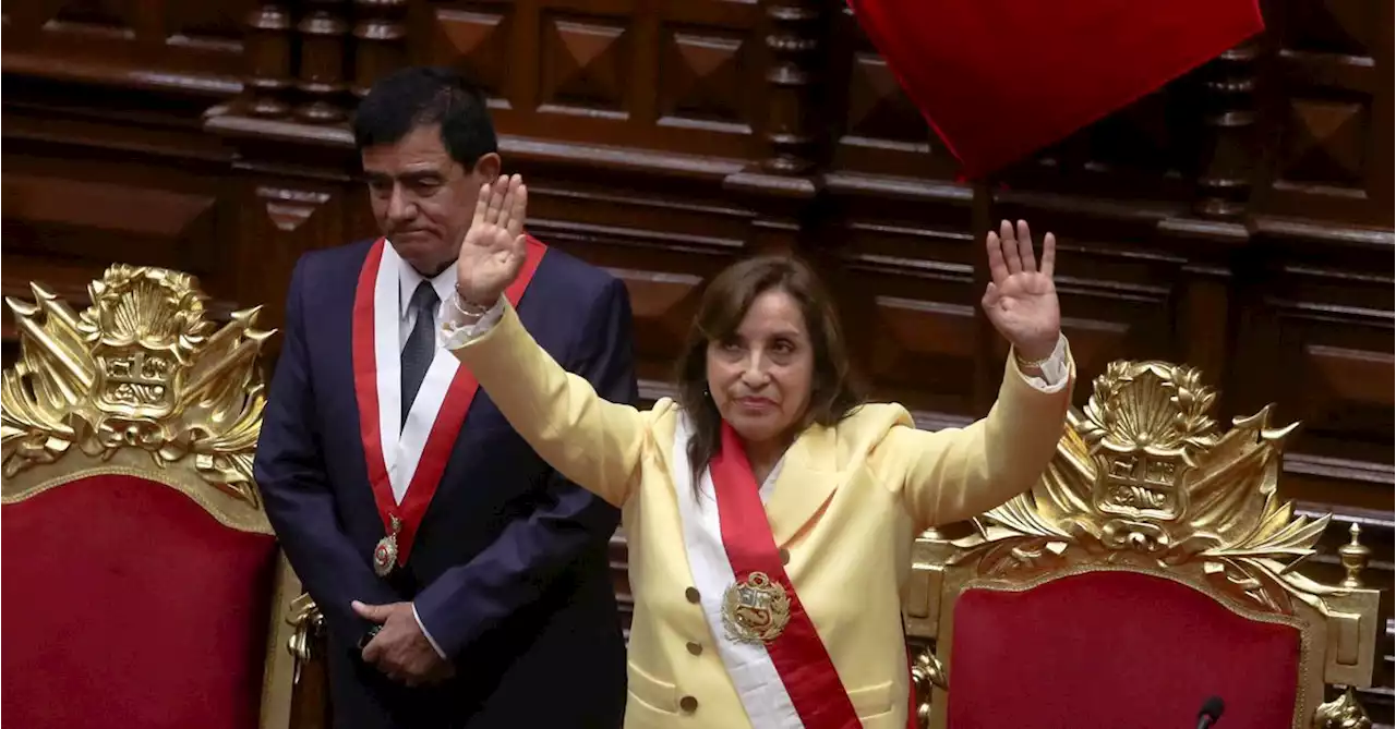 Dina Boluarte, Peru's first female president, pledges to heal nation's wounds