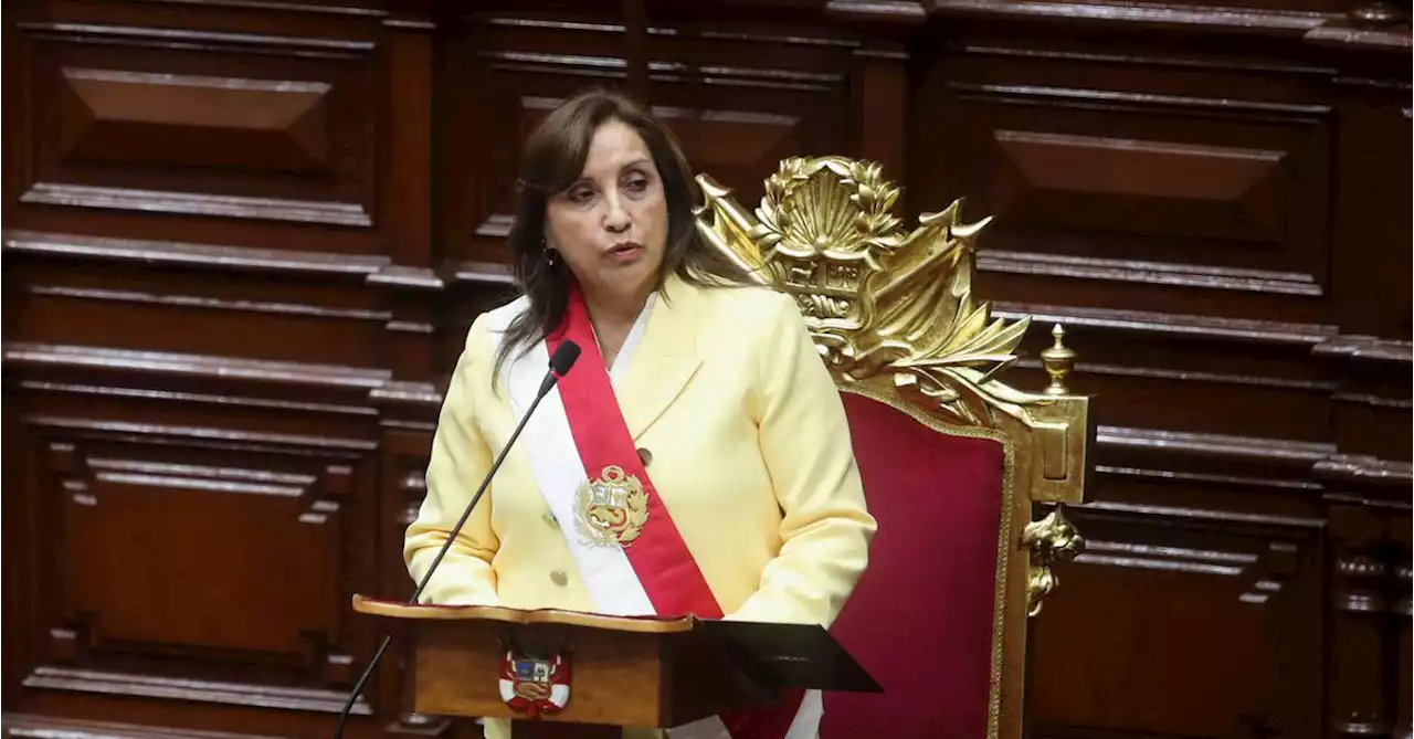 Peruvian politician Boluarte sworn in as president after Castillo's removal