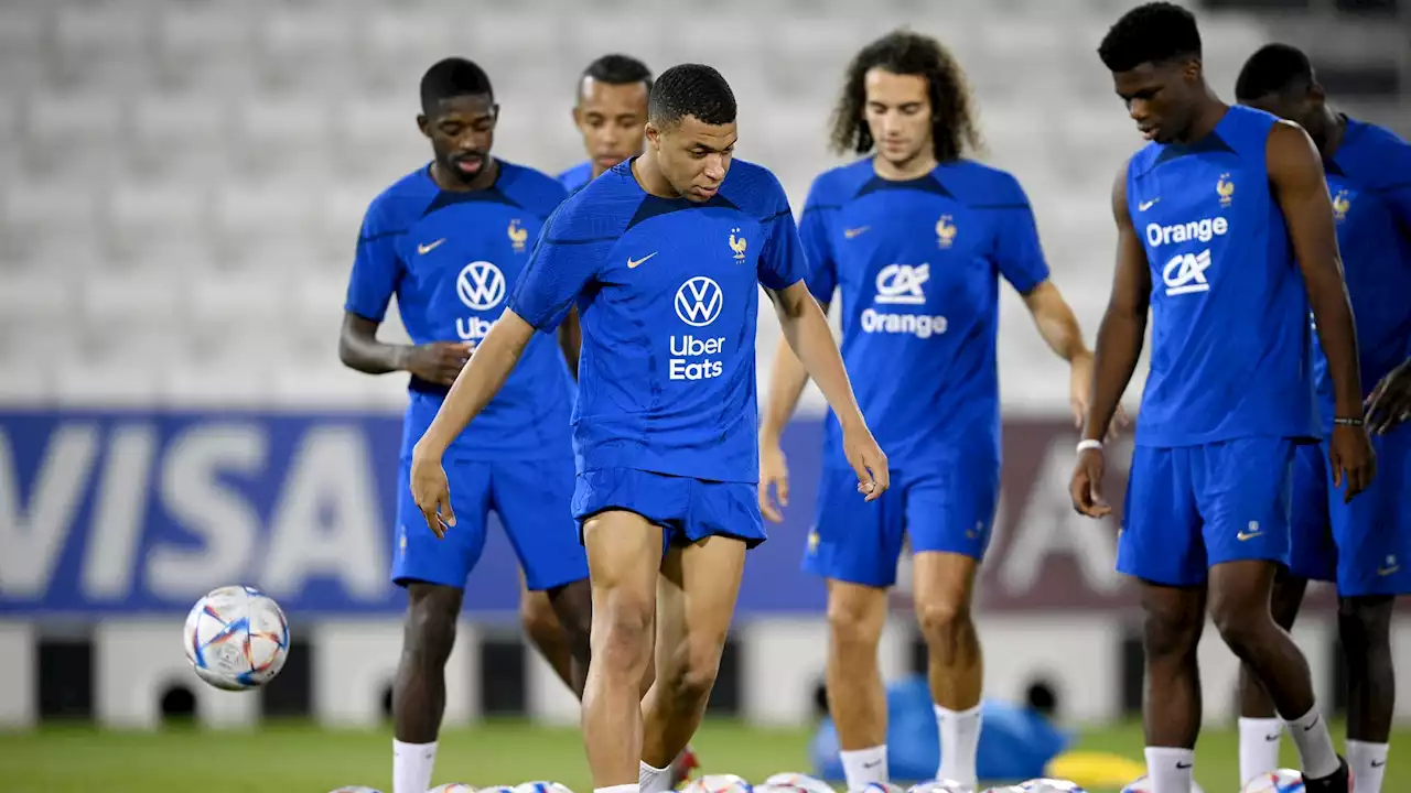 France-Angleterre: les Bleus au complet à l’entraînement