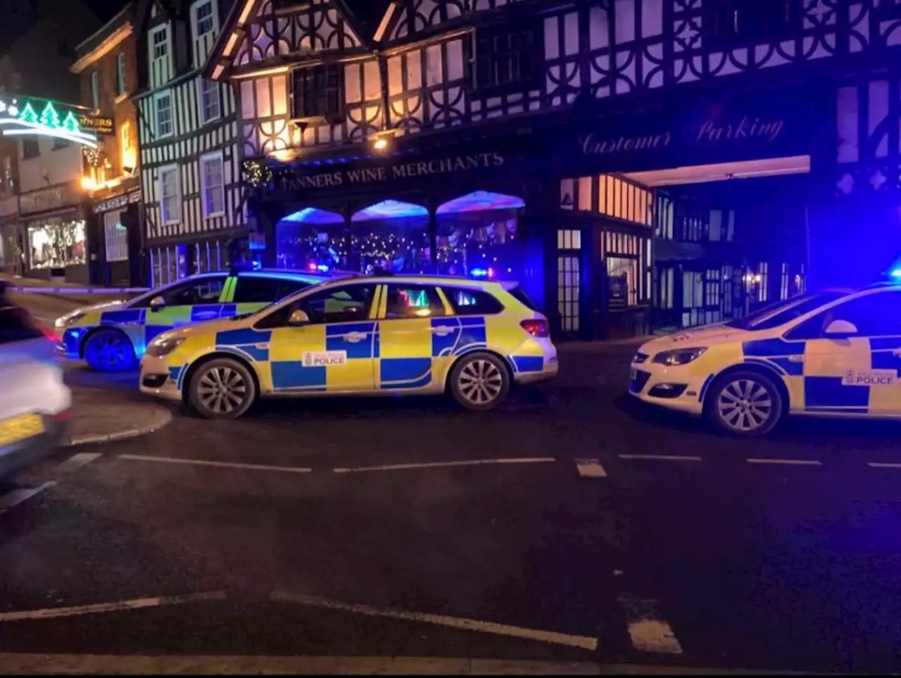 Shrewsbury hotel evacuated and roads closed in police incident