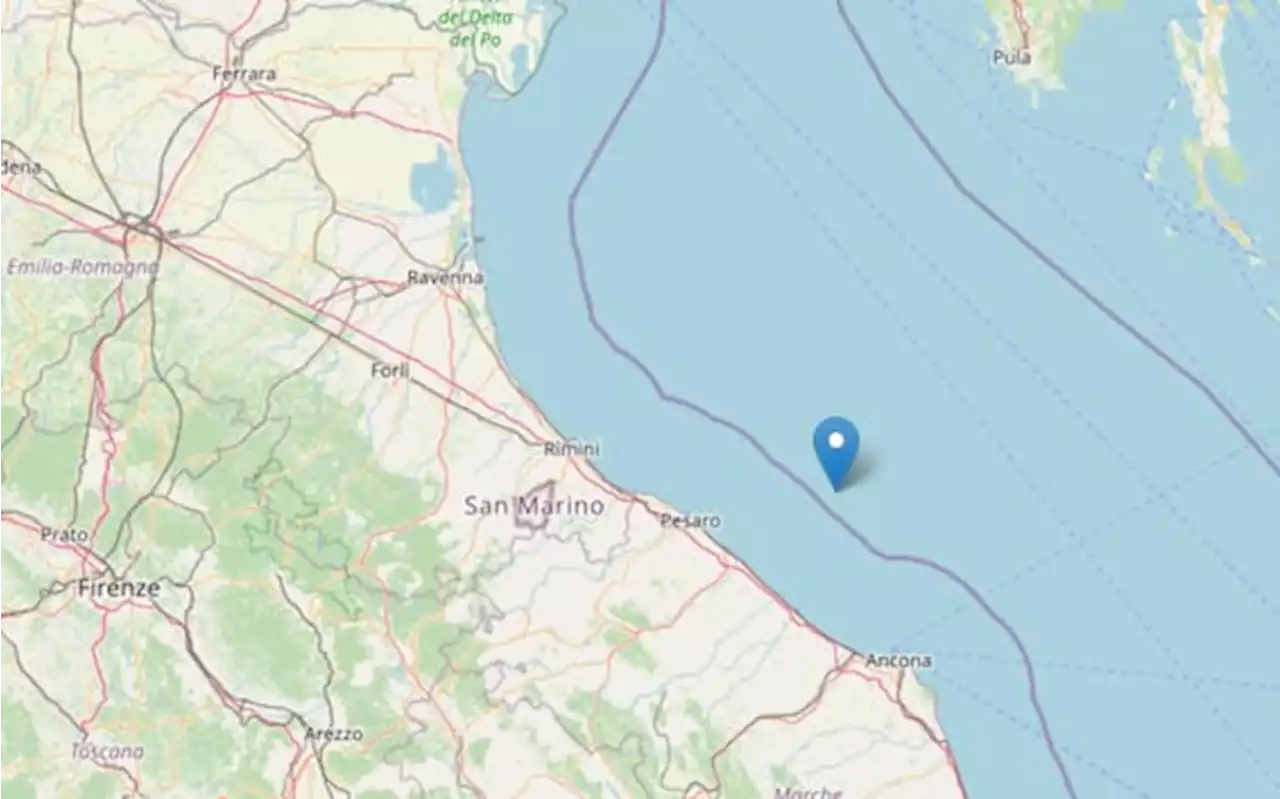 Terremoto: scossa magnitudo 3.7 nelle Marche