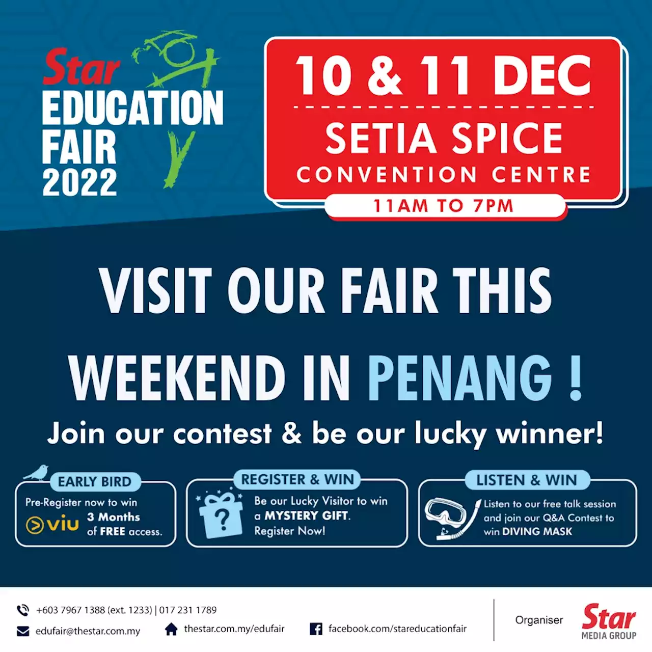 Star Education Fair | 10 & 11 Dec 2022, SPICE Penang