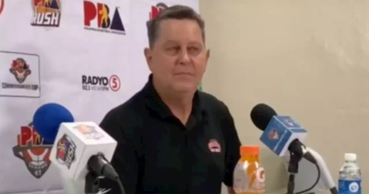 Tim Cone says hello to 'black' and goodbye to 'ties'