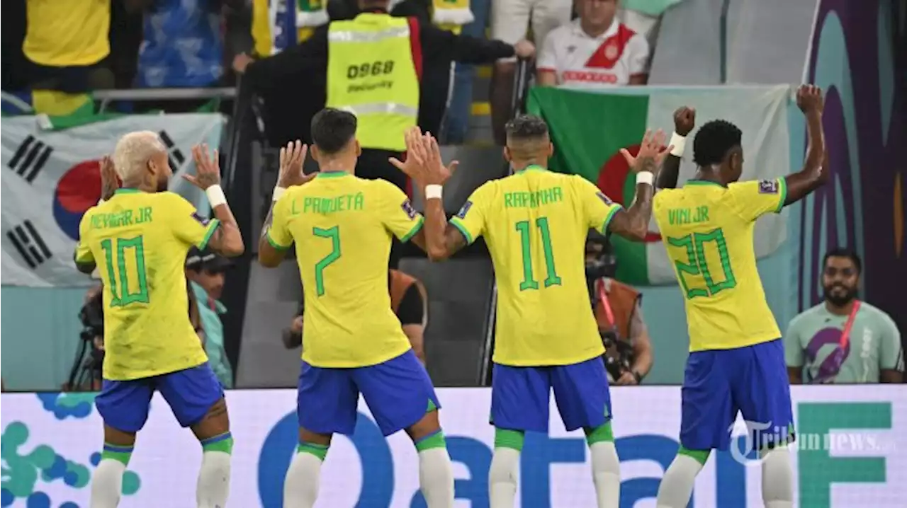 Brasil Bertabur Rekor di Piala Dunia 2022, Para 'Perninhas Rapidas' Mampu Angkat Beban Neymar - Tribunnews.com