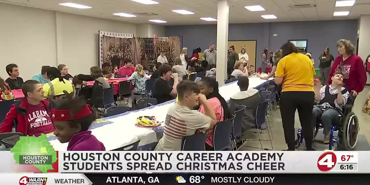 Houston County Career Academy students spread Christmas cheer