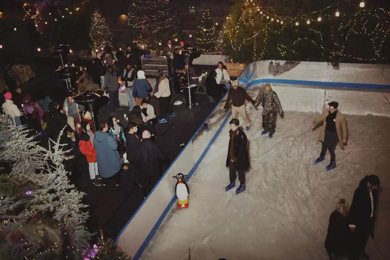 StudioSkate opens pop-up ice rink in Brooklyn for the holidays | amNewYork