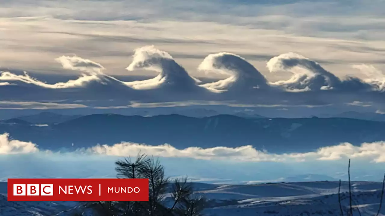 La impresionante imagen que muestra el extraño fenómeno de las nubes Kelvin-Helmholtz - BBC News Mundo