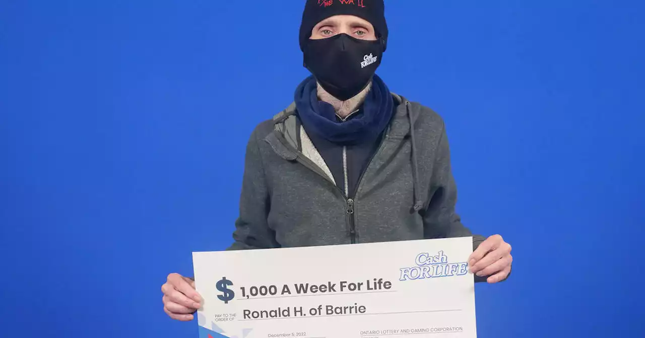 Ontario man says he now believes in Santa after winning huge lottery prize