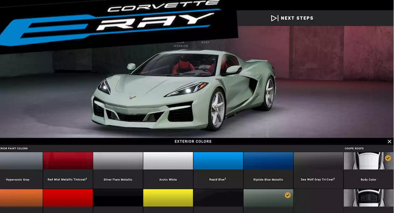 2024 Corvette E-Ray Hybrid Accidentally Leaks On Chevy Configurator | Carscoops