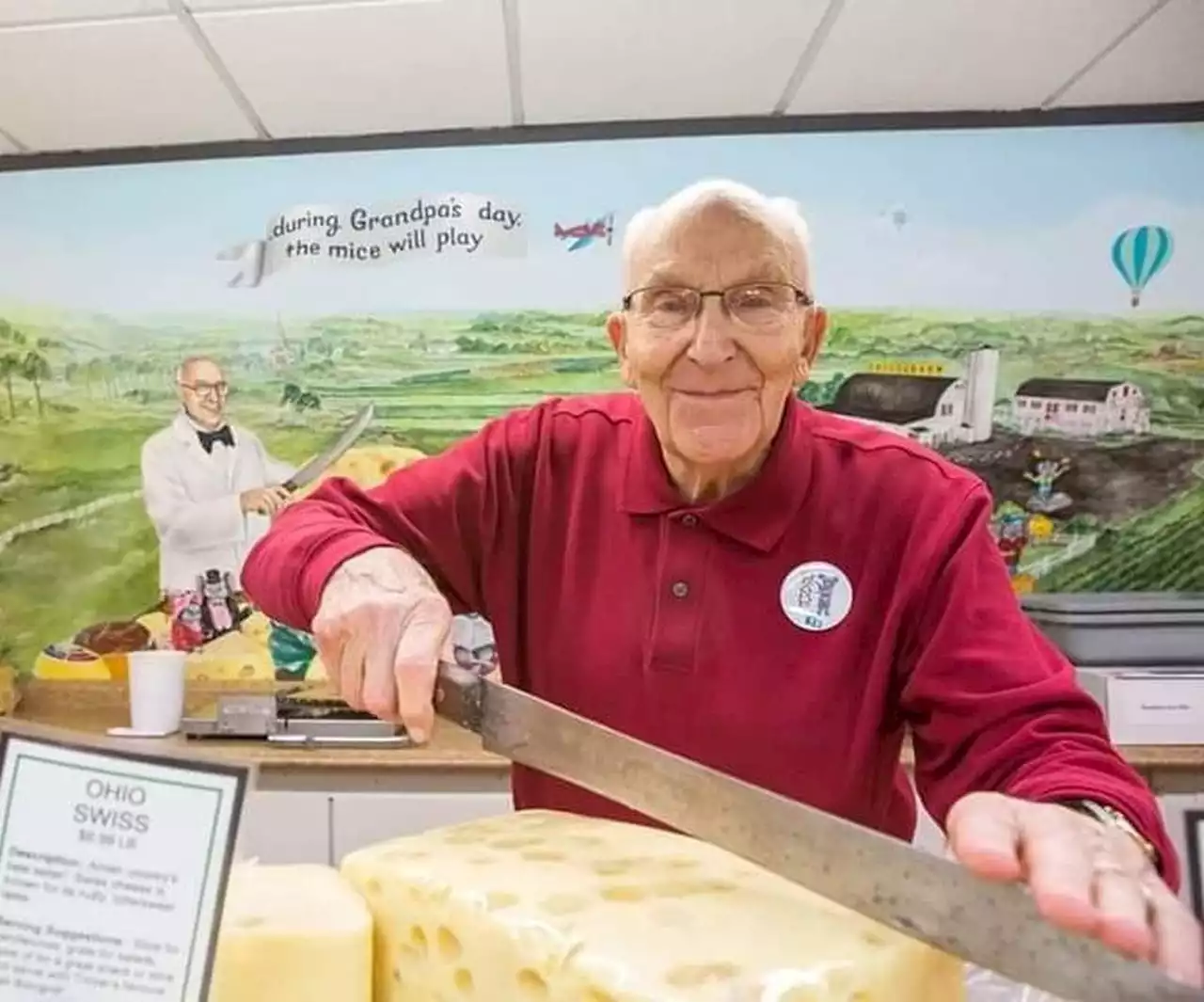 Grandpa Baum, namesake of Grandpa’s Cheesebarn, dies at age 93