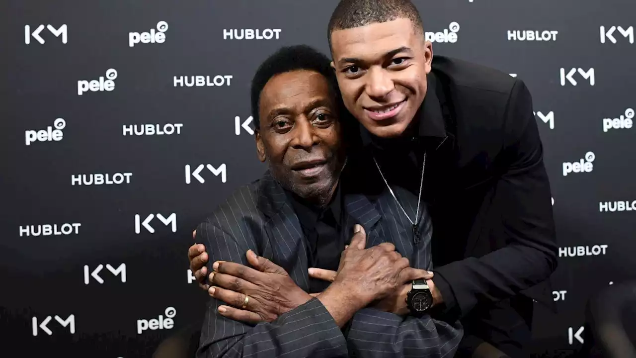 Pelé le agradeció a Mbappé por su apoyo y celebró sus récords en Qatar