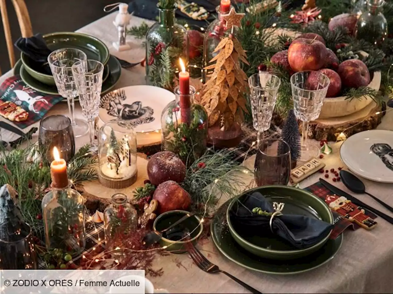 Table de noël : nos idées pour avoir une décoration de table chic et faite maison