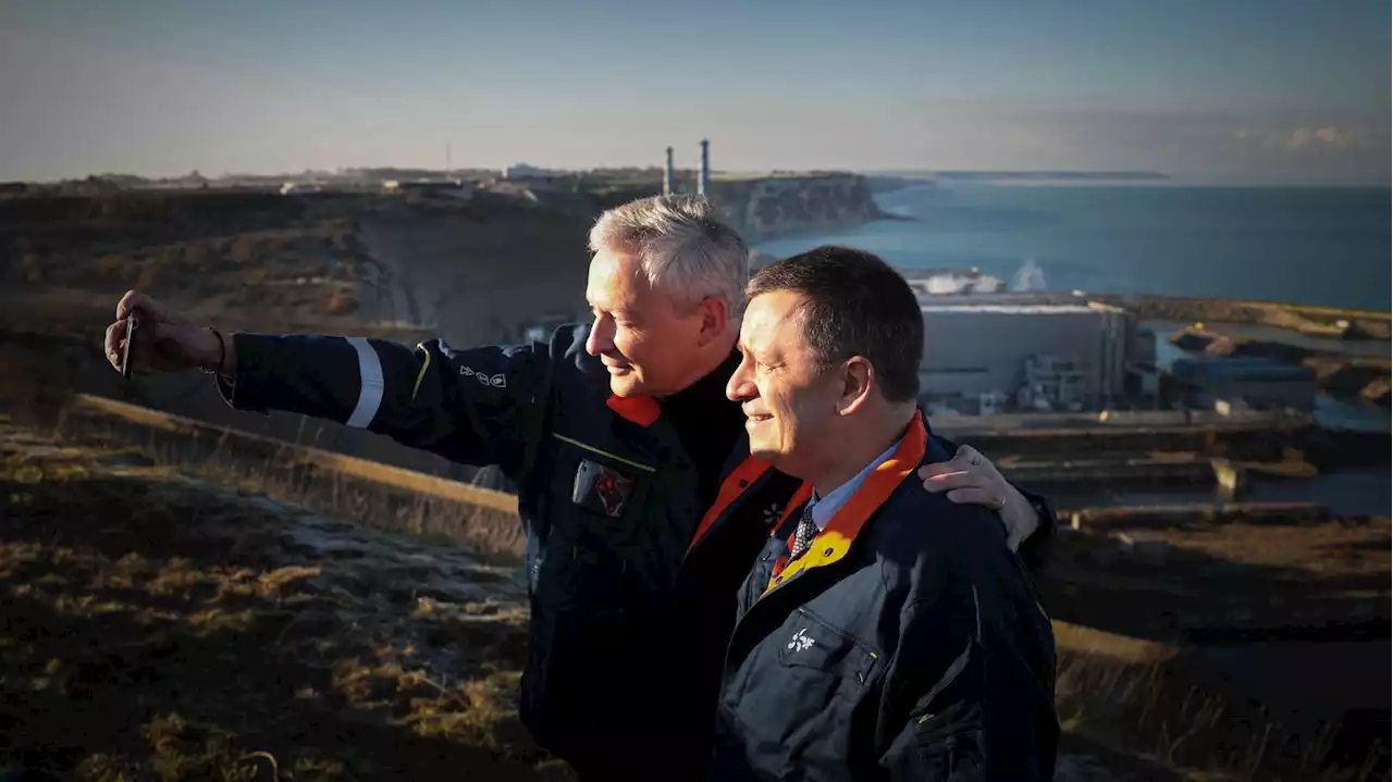 Nucléaire : en visite à la centrale de Penly, Bruno Le Maire affirme avoir 'de grandes ambitions pour EDF'