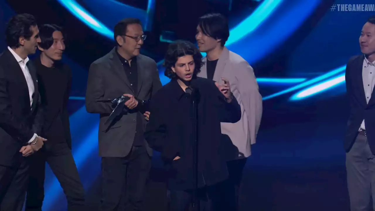 Random troll interrupts Game of the Year winner moment - Hypertext