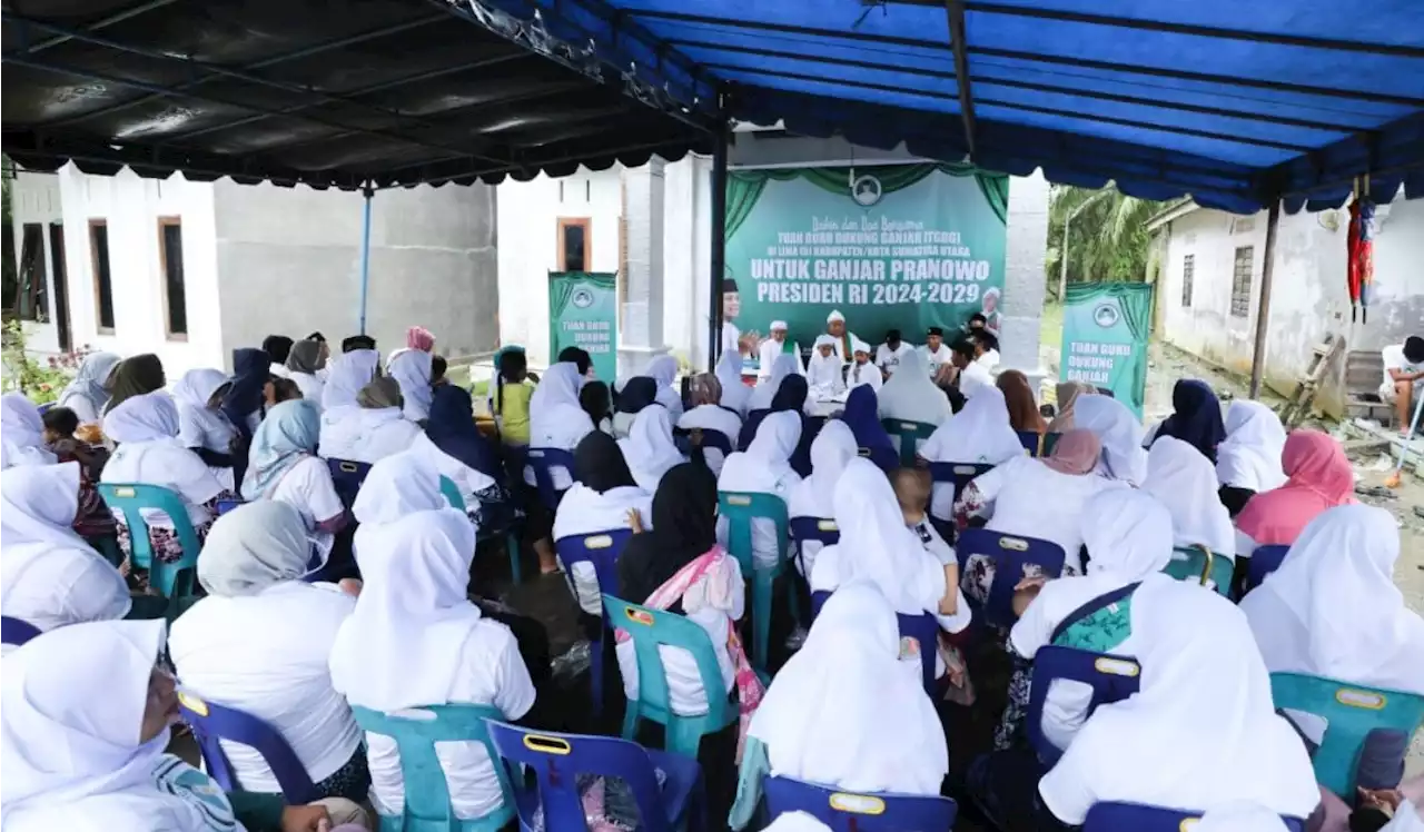 Berdoa untuk Kebaikan Indonesia, Tuan Guru di Sumut Ingin Ganjar Pranowo jadi Presiden 2024