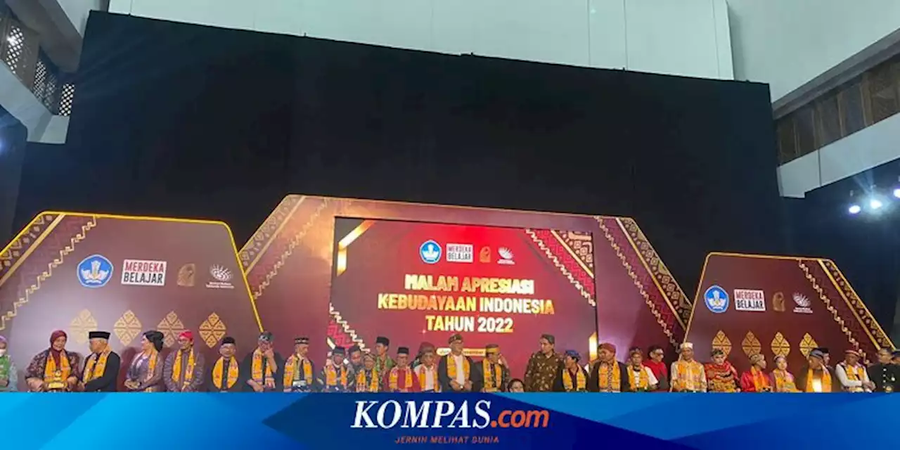 29 Pelaku Seni Budaya Terima Anugerah Kebudayaan Indonesia 2022