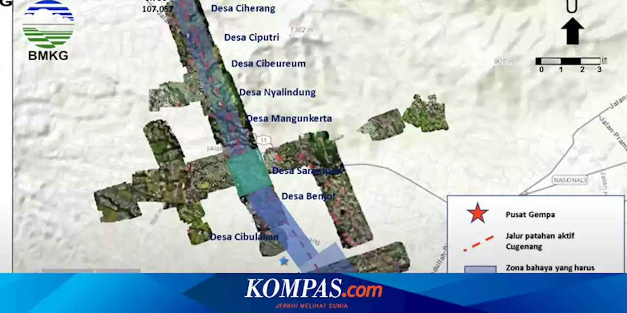 Sesar Cugenang, Sesar Baru yang Disebut Jadi Penyebab Gempa Cianjur